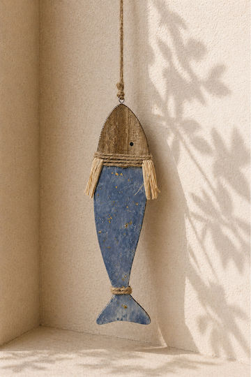 Kaemingk Διακοσμητικό Ψάρι από Ξύλο 6x1x23.5cm