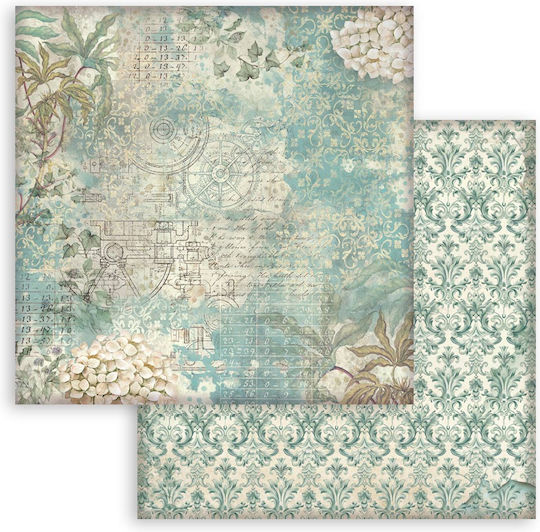 Χαρτιά Scrapbooking 10τεμ 20.3×20.3cm Stamperia Gardens Time Backgrounds