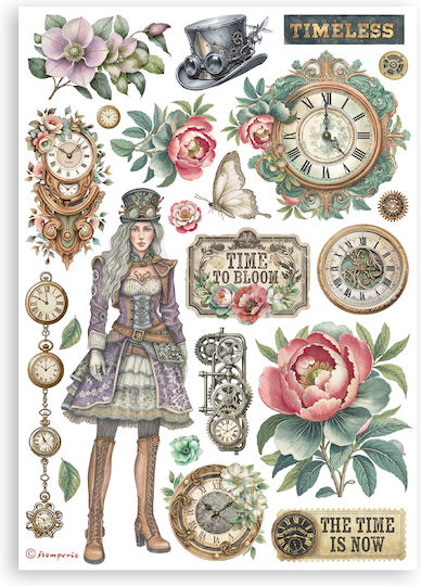 Самозалепващи Washi Pad A5 8 Листа Family Gardens Time