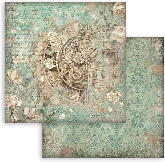 Χαρτιά Scrapbooking 10τεμ 20.3×20.3cm Stamperia Gardens Time Backgrounds