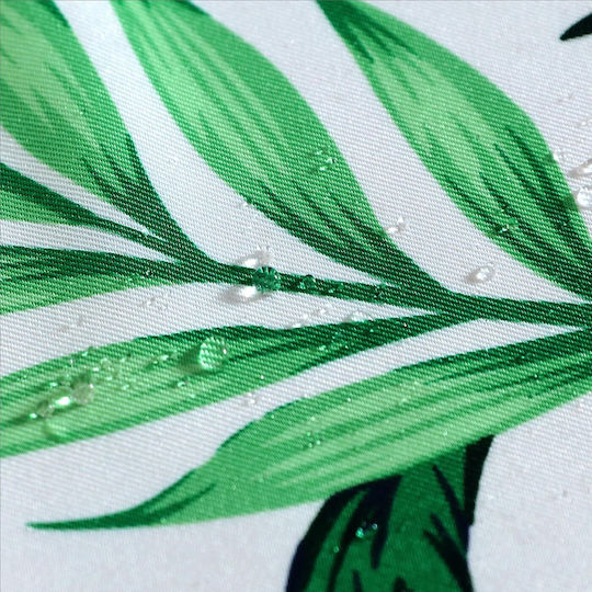 Waterproof Garden Curtain Tropical Green Leaves 132x275cm