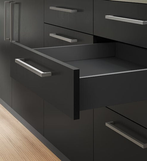 Drawer Brake Emuca Vertex 3D 93x500mm Anthracite 40kg