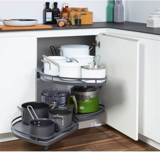 Kitchen Mechanism Bean Non-Slip Mat Finetto Brake Door 45cm Anthracite Right Opening