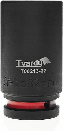 Tvardy Καρυδάκι Αέρος Μακρύ με Καρέ Υποδοχής 3/4" Διάμετρος 32mm