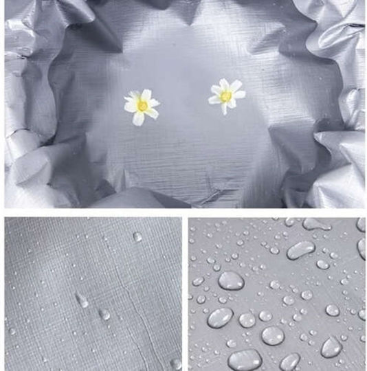 Pânză Impermeabilă Rotundă 120gr/m² cu Diametru 4m Tip De Lumină Argintie