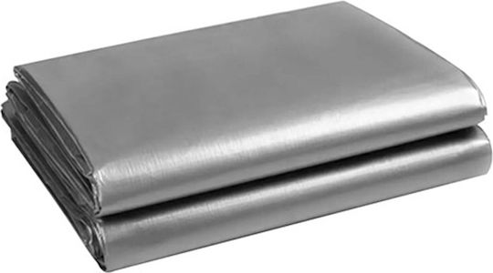 Pânză Impermeabilă Rotundă 120gr/m² cu Diametru 4m Tip De Lumină Argintie