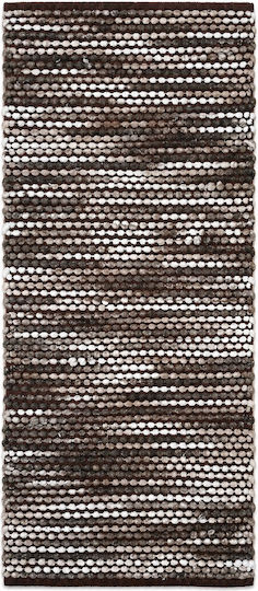 Kitchen Mat Runner Brown 65x135cm