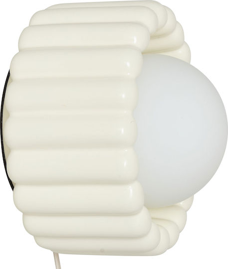 Modern Wall Lamp with G9 Socket and Switch White