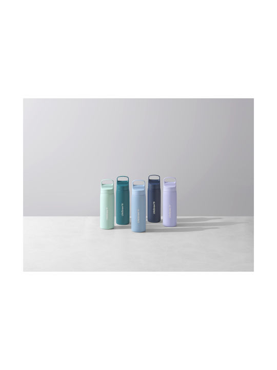 Lifestraw Stainless Steel Water Bottle with Filter 500ml Orange