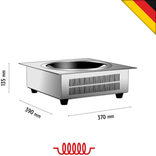 Alfa Frost Electric Inductive Hearth 3.5kW 37x39x13.5cm