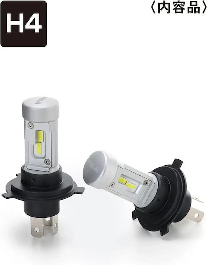 PIAA Car And Motorcycle Lamp H4 LED 6000K Cold White 12V 18W