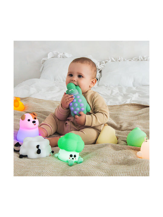 InnoGio Kinder Tischlampe Nächte Silikon Gio Crooki
