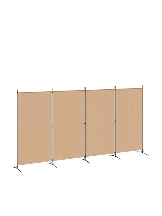 vidaXL Raumteiler Stoff 346x180cm