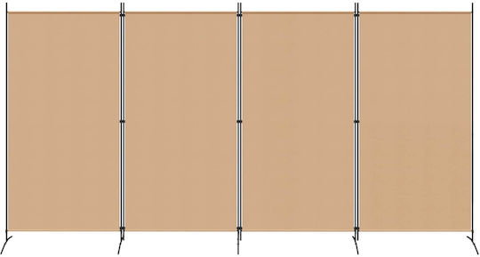 vidaXL Raumteiler Stoff 346x180cm