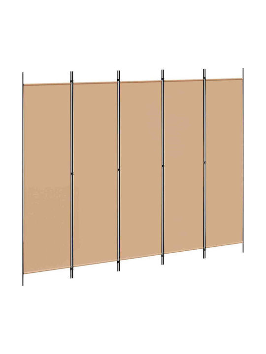 vidaXL Paravan Decorativ din Țesătură 250x200cm