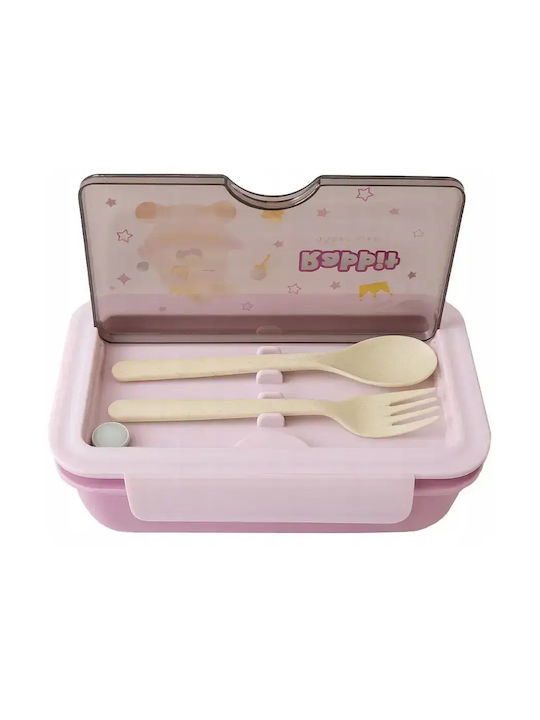 Mittagsboxen Lunch Box 1.1l Hxd6627 Lila Mit Trennwänden & Besteck – Ideal Für Schule Arbeit Oder Reise