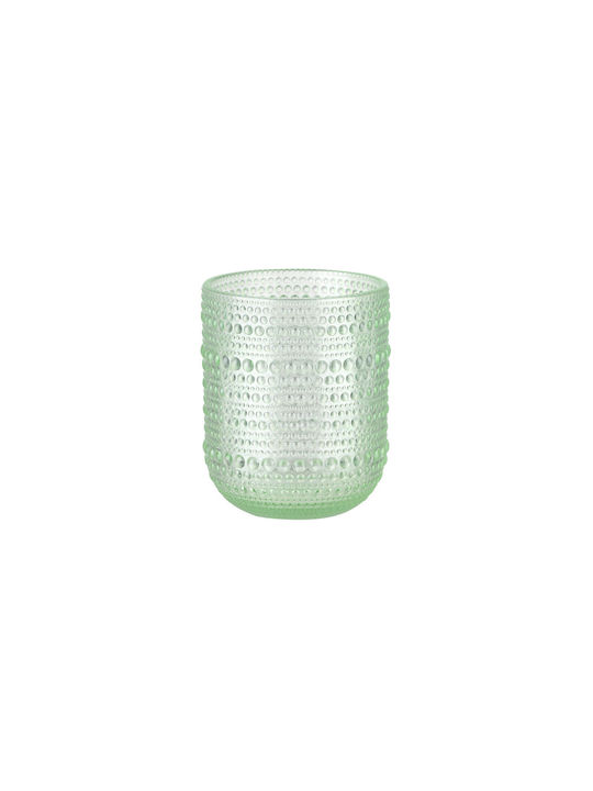 Estia Water Glass Low Dots Glass 273ml Green 07-39509