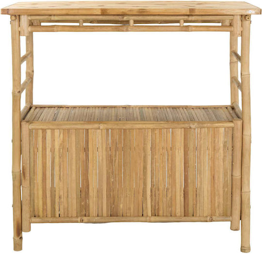 Masa Bar Exterior Din Bambus Natural 110x50x105cm