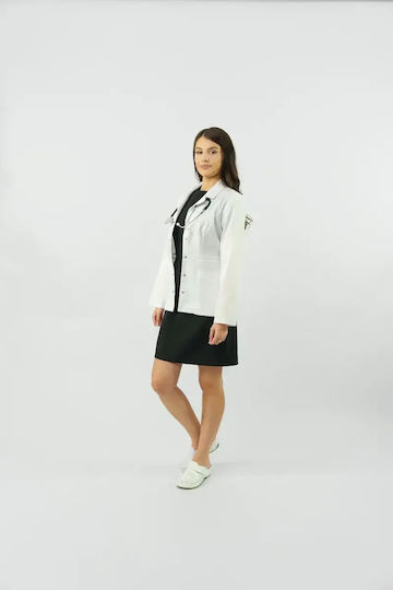 Masstex Geacă Medicală Unisex Alb