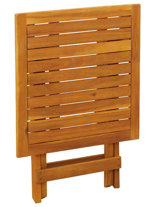 Șezlong Din Lemn Cu Pernă Bej Set Cu Masă 2 Buc 146x55x91 cm