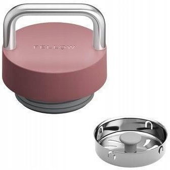Fellow Handled Tumbler Thermos Stainless Steel BPA Free 591ml Desert Rose with Straw and Handle