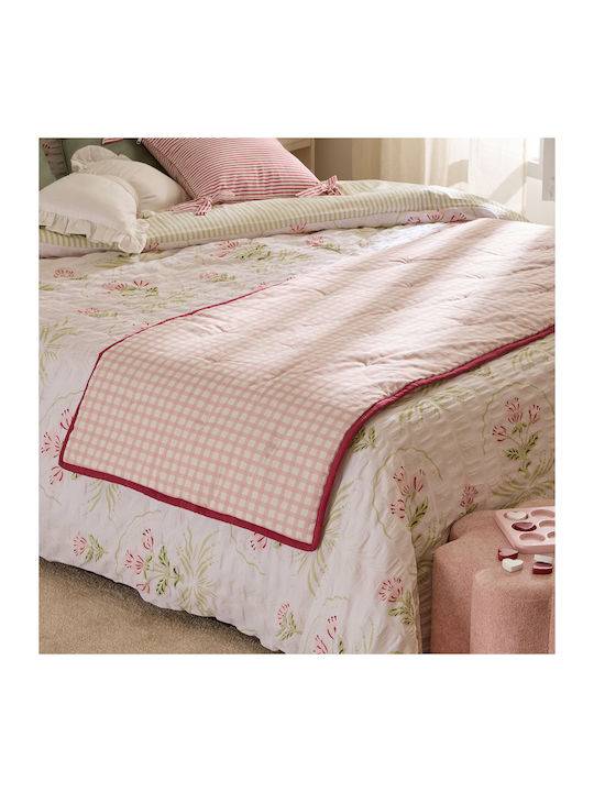 Cotton Tablecloth Runner A-s Fleur Fleur De Rose 60x180cm