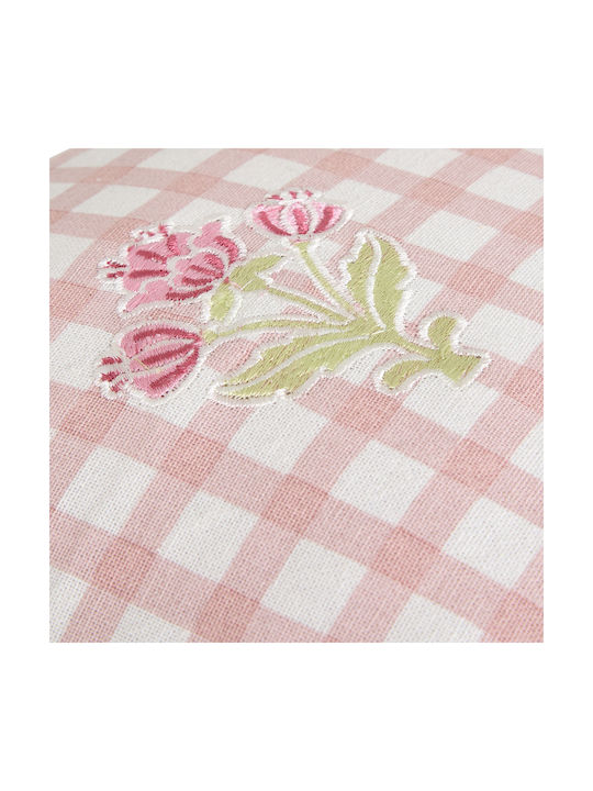 Μαξιλάρι Καναπέ A-s Fleur από 100% Βαμβάκι Fleur De Rose 38x58εκ.