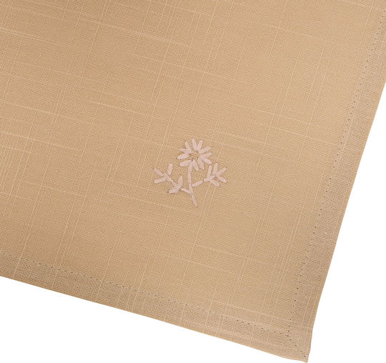 Πετσέτα Φαγητού Βαμβακερή Σετ 4τμχ A-s Joy Beige 40x40εκ.