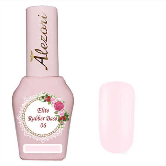 Alezori Elite Base Coat / Top Coat για Ημιμόνιμα Βερνίκια Rubber 15ml 06