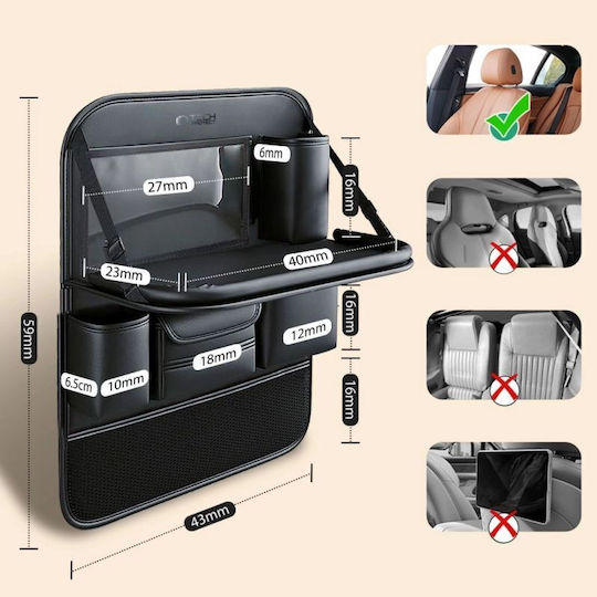 Tech-Protect Uca100 Auto Innenraumzubehör Schwarzer Organizer