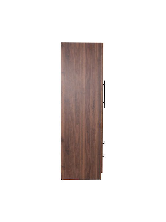 Dulap Triplă cu Loft Nucă 150x55.5x160cm