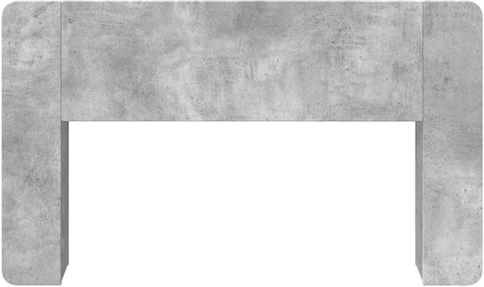 vidaXL Wooden Bed Headboard Gray