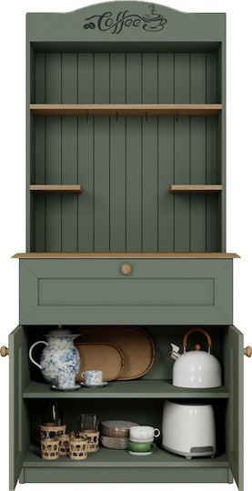 Lucas Boden Küchenschrank Grün 99x42x180cm