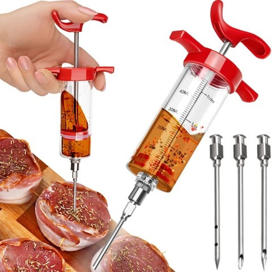 Set Reutilizabil Pentru Marinadă Carne Roșu