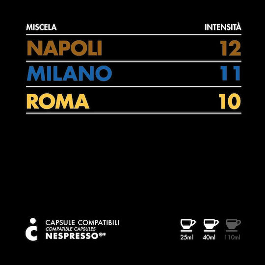 IL Caffe Italiano Κάψουλες Espresso Συμβατές με Μηχανή Nespresso 90caps