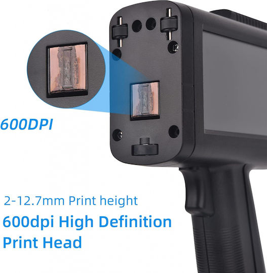 Imprimantă Portabilă de Etichete Inkjet USB 600 dpi
