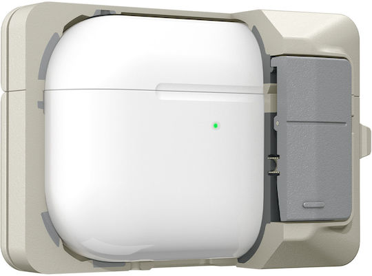 Spigen Classic Ls Fälle aus Kunststoff / Silikon in Grau Farbe für Apple AirPods Pro 3