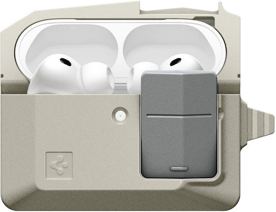 Spigen Classic Ls Fälle aus Kunststoff / Silikon in Grau Farbe für Apple AirPods Pro 3