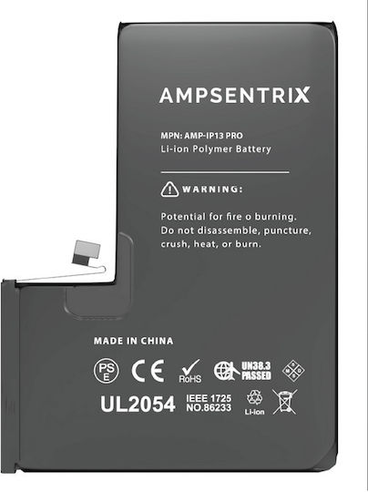 Ampsentrix Συμβατή Μπαταρία Αντικατάστασης για Iphone 13 Pro