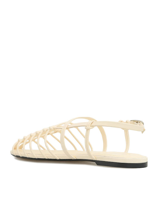 Women's Flat Sandals Light Cashew