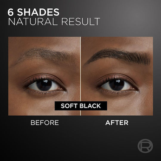 L'Oreal Paris Infaillible Faux Brow Водоустойчиво Химикал За Вежди Мек Черен 1мл