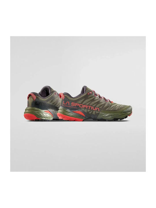 Akasha Ii Men's Trail Running Sport Shoes Cypress / Mountain Red