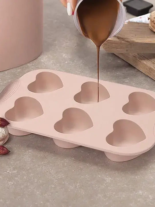 Φόρμα Σιλικόνης 3d Hearts