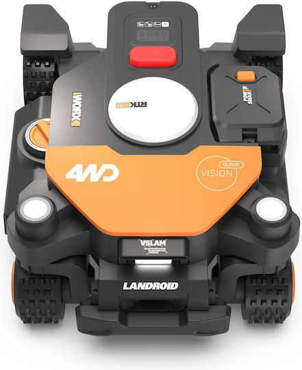 Worx Cloud Ρομποτική Μηχανή Γκαζόν