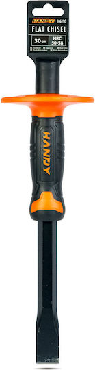 Dălți Metalice Cold Chisel 300 Mm Lățime 18 Mm Lamă Mâner Ergonomic Scut De Protecție Oțel Aliat
