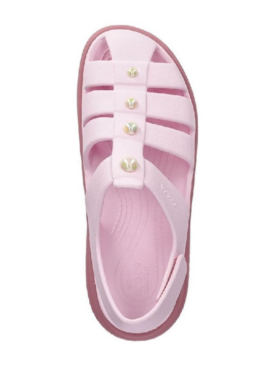 Stomp Fisherman Women's Flat Sandals in Pink Color