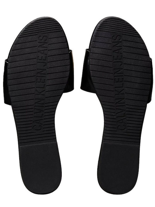 Women's Flat Sandals in Black Color