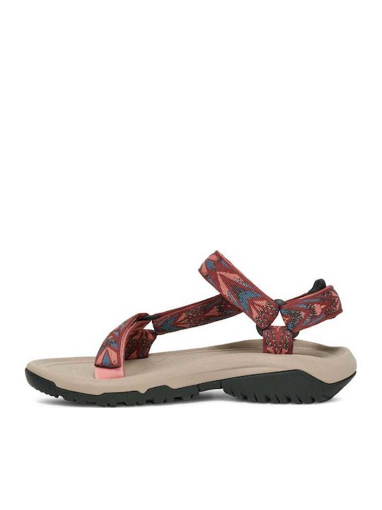 Hurricane Women's Flat Sandals Sporty Burgundy