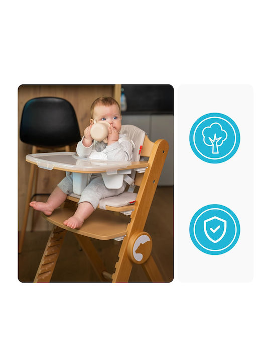 Kidnort Drommer Unique Сгъваемо Столче За Хранене Сиво