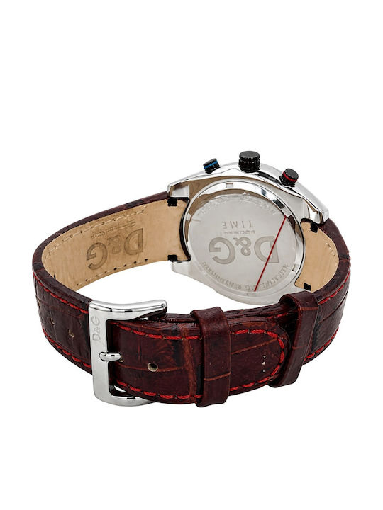 Dolce & Gabbana Performance Uhr Batterie mit Lederarmband Dolce & Gabbana Performance Uhr Batterie mit Lederarmband